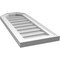 Ekena Millwork Octagonal Top Surface Mount PVC Gable Vent w/ 2"W x 1-1/2"P Brickmould Frame, 12"W x 30"H GVPOT12X3002SN - alternate 2